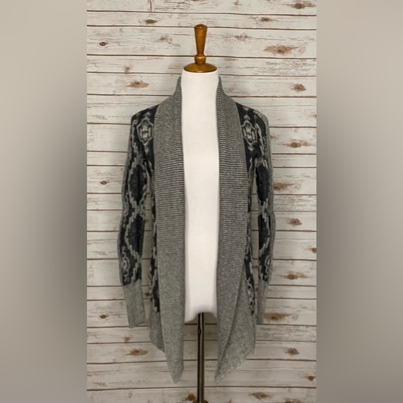 Urban Outfitters Ecote cozy black/grey open front cardigan sweater - Picture 1 of 5